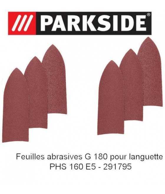 FEUILLES ABRASIVES POUR LANGUETTE DE PHS 160 E5